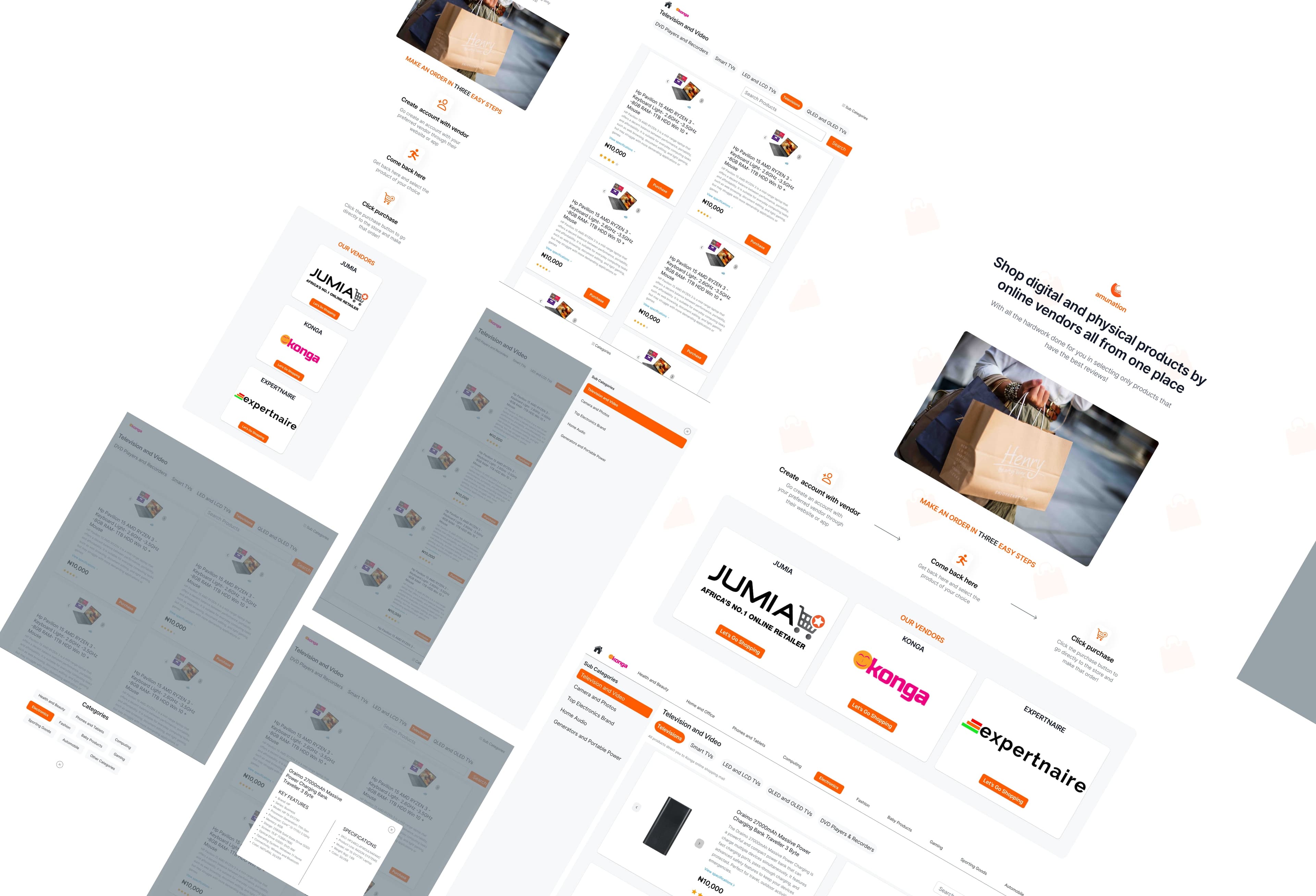 ecommerce app ui