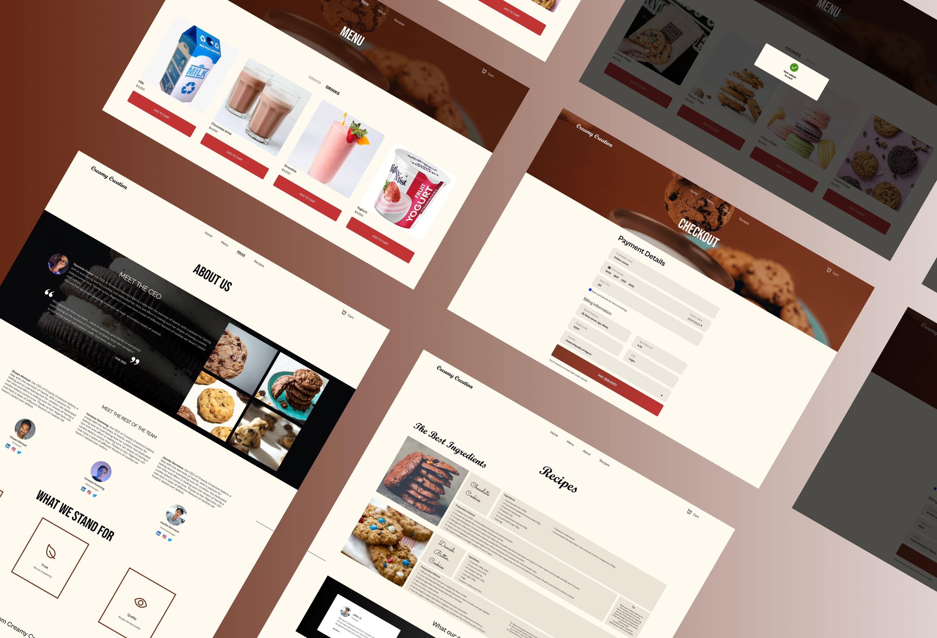 cookie app ui